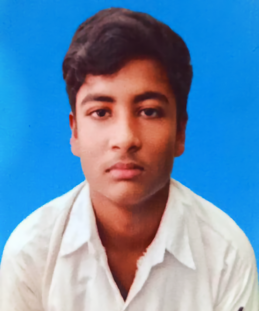 Portrait of Shubham Chakraborty, second-place performer at JCP Academy in the Madhyamik 2025 examination.